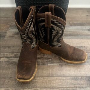 Durango Brown and Black Leather Western Boots
